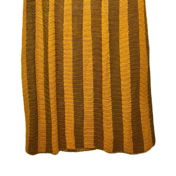 NWT Cleobella Ginger Hand Crochet Maxi Dress in Terracotta & Brown Stripes, M - Picture 14 of 16